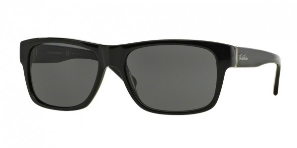 Brooks Brothers BB5011 Sunglasses, 600087 BLACK (BLACK)