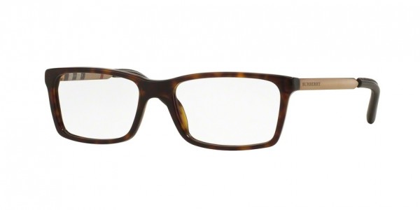 Burberry BE2159Q Eyeglasses, 3002 DARK HAVANA (HAVANA)