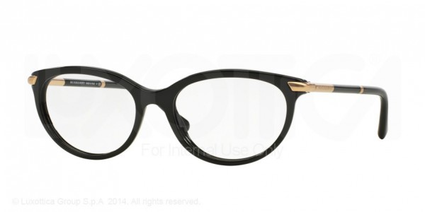 Burberry BE2177 Eyeglasses, 3001 BLACK (BLACK)