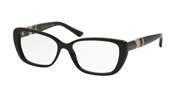 Bvlgari BV4102B Eyeglasses, 501 BLACK (BLACK)