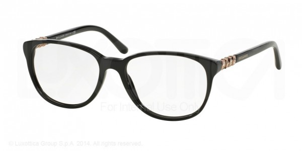 Bvlgari BV4103B Eyeglasses, 501 BLACK (BLACK)