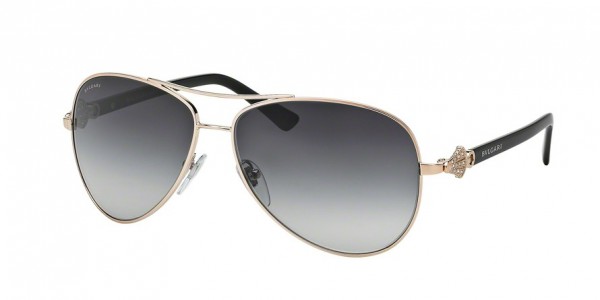 Bvlgari BV6073B Sunglasses, 376/8G PINK GOLD (GOLD)
