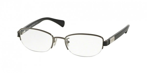 Coach HC5059 KACEY Eyeglasses, 9017 DARK SILVER/BLACK (SILVER)