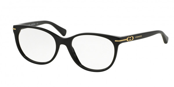 Coach HC6056F BETTY (F) Eyeglasses, 5002 BLACK (BLACK)