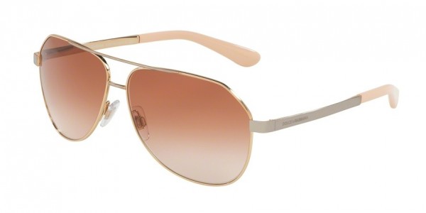 Dolce & Gabbana DG2144 SICILIAN TASTE Sunglasses, 129313 PINK GOLD (PINK)
