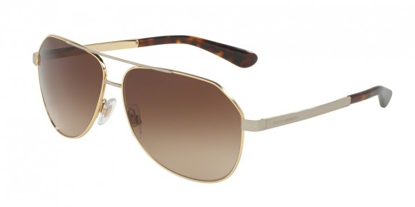 Dolce & Gabbana DG2144 SICILIAN TASTE Sunglasses, 129713 GOLD (GOLD)