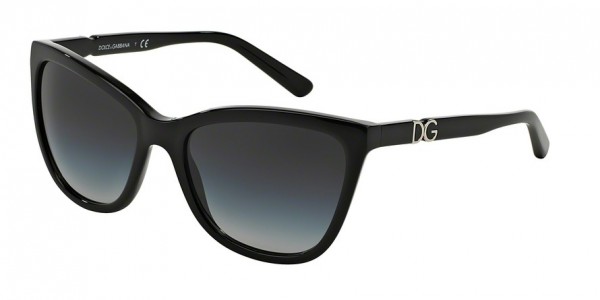 Dolce & Gabbana DG4193M ICONIC LOGO Sunglasses, 501/8G BLACK
