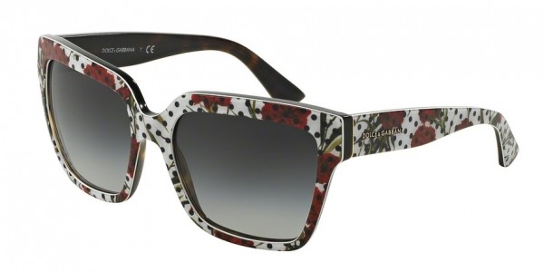 Dolce & Gabbana DG4234 ENCHANTED BEAUTIES Sunglasses, 29778G CARNATION/WHITE/HAVANA (MULTI)