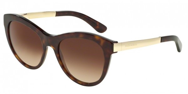 Dolce & Gabbana DG4243 SICILIAN TASTE Sunglasses, 502/13 HAVANA (HAVANA)