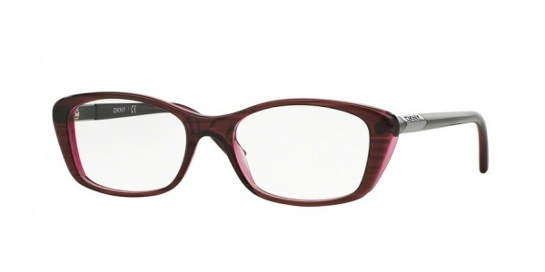 DKNY DY4661 Eyeglasses, 3655 RED ON RED TRANSP (RED)