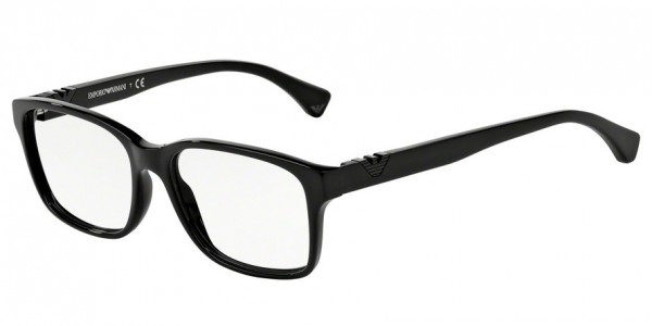 Emporio Armani EA3042 Eyeglasses, 5017 BLACK (BLACK)