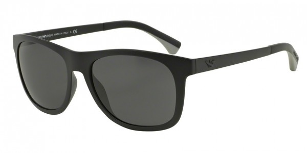 Emporio Armani EA4034 Sunglasses, 504287 MATTE BLACK (BLACK)