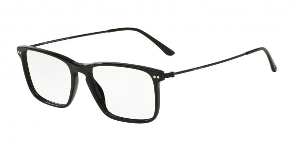 Giorgio Armani AR7067 Eyeglasses, 5017 BLACK (BLACK)