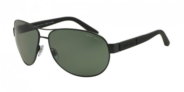 Giorgio Armani AR6025 Sunglasses, 30019A MATTE BLACK (BLACK)