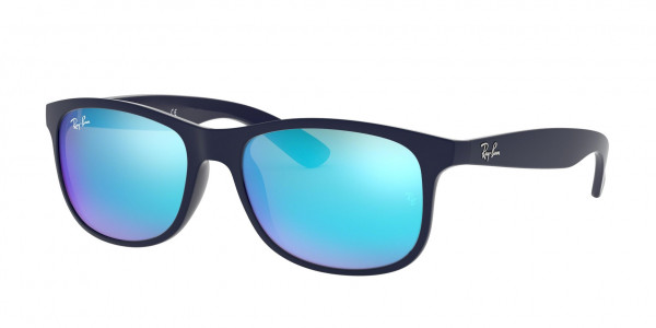 Ray-Ban RB4202 ANDY Sunglasses, 615355 ANDY MATTE BLUE ON BLUE BLUE (BLUE)