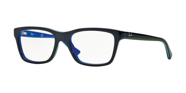 Ray-Ban Junior RY1536 Eyeglasses, 3600 DARK GREY ON BLUE (GREY)