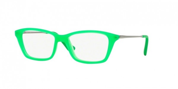 Ray-Ban Junior RY1540 Eyeglasses, 3619 GREEN FLUO TRASPARENT RUBBER (GREEN)