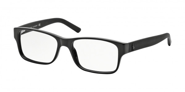 Polo PH2117 Eyeglasses, 5001 SHINY BLACK (BLACK)