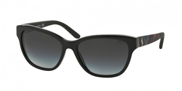 Polo PH4093 Sunglasses, 54998G BLACK (BLACK)