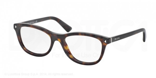 Prada PR 05RV JOURNAL Eyeglasses, 2AU1O1 HAVANA (HAVANA)