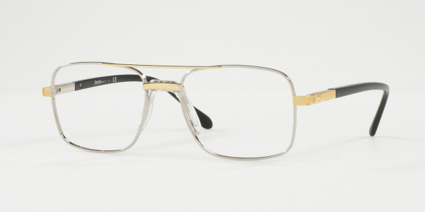 Sferoflex SF2263 Eyeglasses, 131 SILVER GOLD (SILVER)