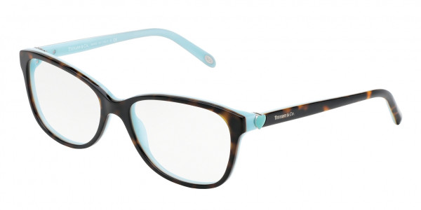 Tiffany & Co. TF2097 Eyeglasses, 8134 HAVANA ON TIFFANY BLUE (TORTOISE)