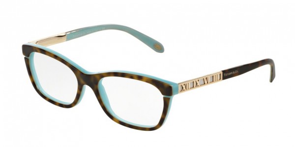 Tiffany & Co. TF2102 Eyeglasses, 8134 HAVANA/BLUE (HAVANA)