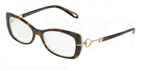 Tiffany & Co. TF2106 Eyeglasses, 8055 BLACK/BLUE (BLACK)