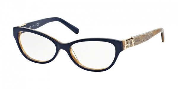 Tory Burch TY2045 Eyeglasses, 1333 NAVY/HORN (BLUE)
