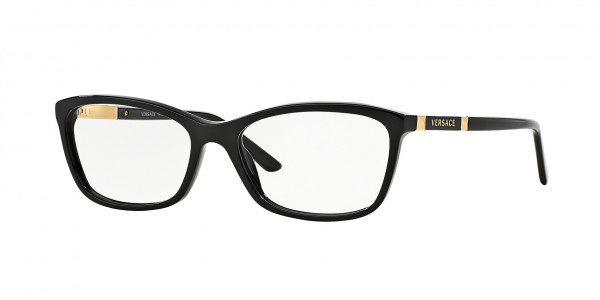 Versace VE3186 Eyeglasses, GB1 BLACK