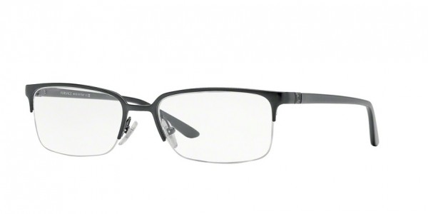 Versace VE1219 Eyeglasses, 1261 MATTE BLACK (BLACK)