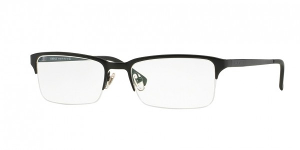 Versace VE1223 Eyeglasses, 1261 MATTE BLACK (BLACK)