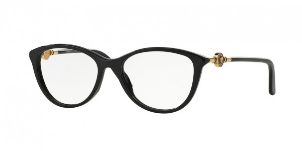 Versace VE3175A Eyeglasses, GB1 BLACK (BLACK)