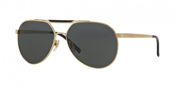 Versace VE2155 Sunglasses, 100287 GOLD (GOLD)