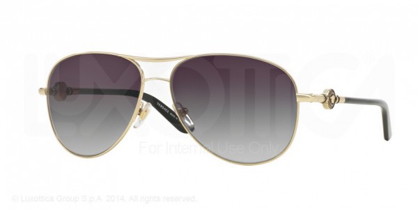 Versace VE2157 Sunglasses, 12528G PALE GOLD (GOLD)