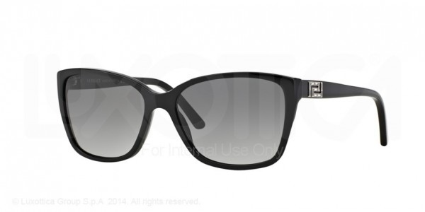 Versace VE4268B Sunglasses, GB1/11 BLACK (BLACK)
