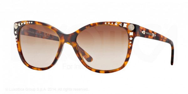 Versace VE4270 Sunglasses, 507413 HAVANA (BROWN)