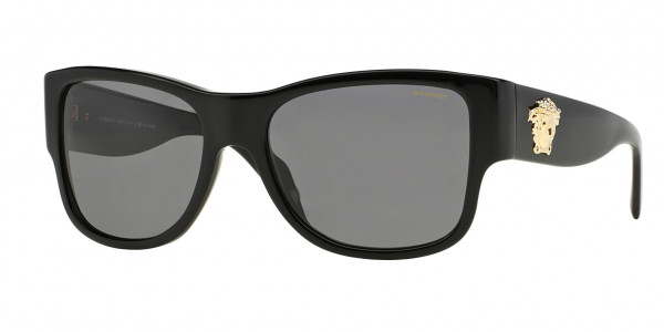 Versace VE4275 Sunglasses, GB1/81 BLACK DARK GREY - POLAR (BLACK)