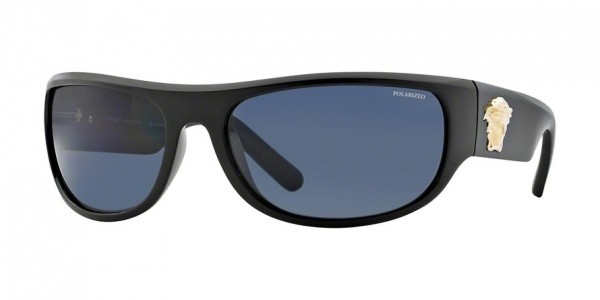 Versace VE4276 Sunglasses, GB1/81 BLACK (BLACK)