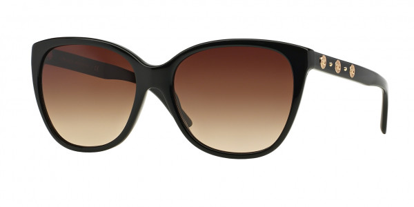 Versace VE4281 Sunglasses, GB1/13 BLACK LIGHT/DARK BROWN GRADIEN (BLACK)