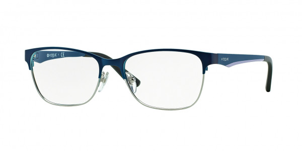 Vogue VO3940 Eyeglasses, 964S TOP BRUSHED BLUE/SILVER (BLUE)