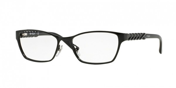 Vogue VO3947 Eyeglasses, 352 BLACK (BLACK)