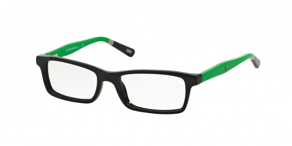 Ralph Lauren Children PP8523 Eyeglasses, 1312 SHINY BLACK (BLACK)