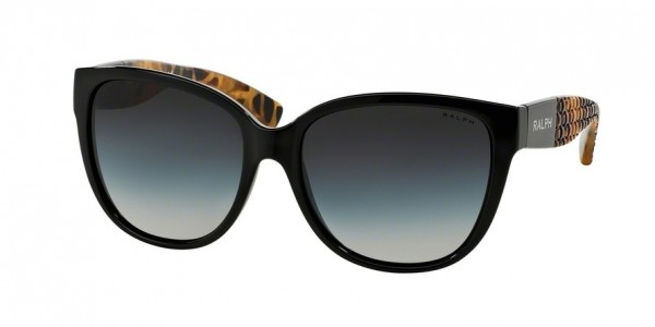 Ralph RA5181 Sunglasses, 501/11 BLACK (BLACK)