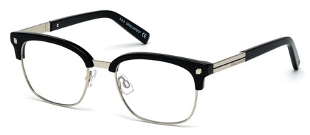 Dsquared2 JAMES Eyeglasses, 001 - Shiny Black