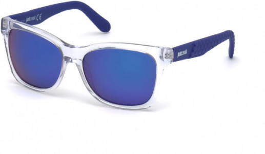 Just Cavalli JC649S Sunglasses, 26Z - Crystal / Gradient Or Mirror Violet