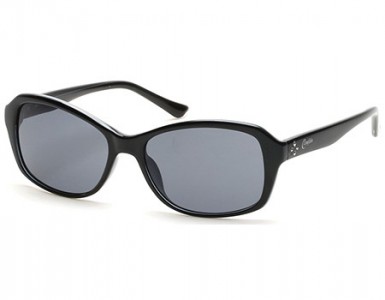 Candie's Eyes CA1000 Sunglasses, 03A - Black/crystal  / Smoke