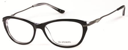 Catherine Deneuve CD-0375 (CD-375) Eyeglasses, C78 (BLKCL)