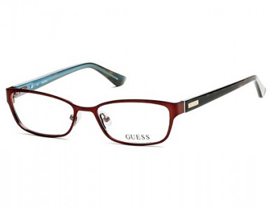 Guess GU-2515 Eyeglasses, 049 - Matte Dark Brown