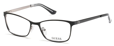 Guess GU-2516 Eyeglasses, 001 - Shiny Black